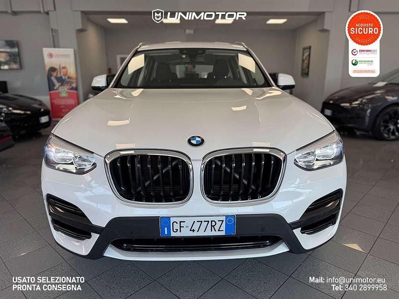 Usata BMW X3 184 CV (135 kW) 2021 Mineral white SUV