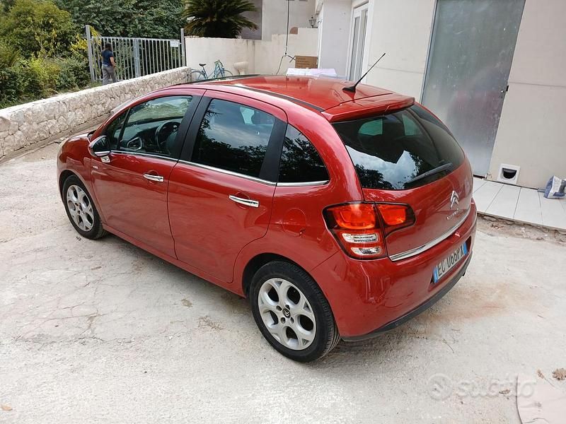 Usata Citroën C3 Exclusive 73 CV (53 kW) 2010 Rosso Utilitaria