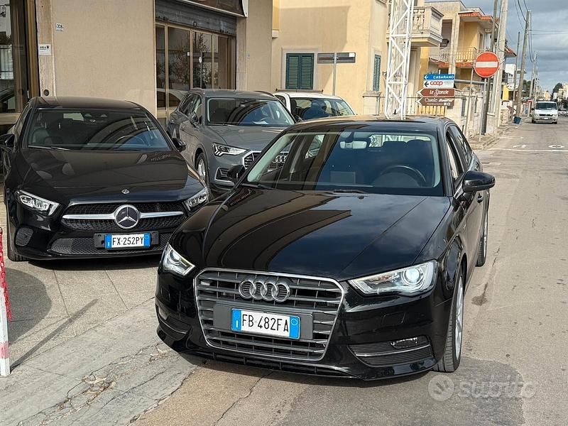 Usata Audi A3 Design 110 CV (80 kW) 2016 Nero Berlina