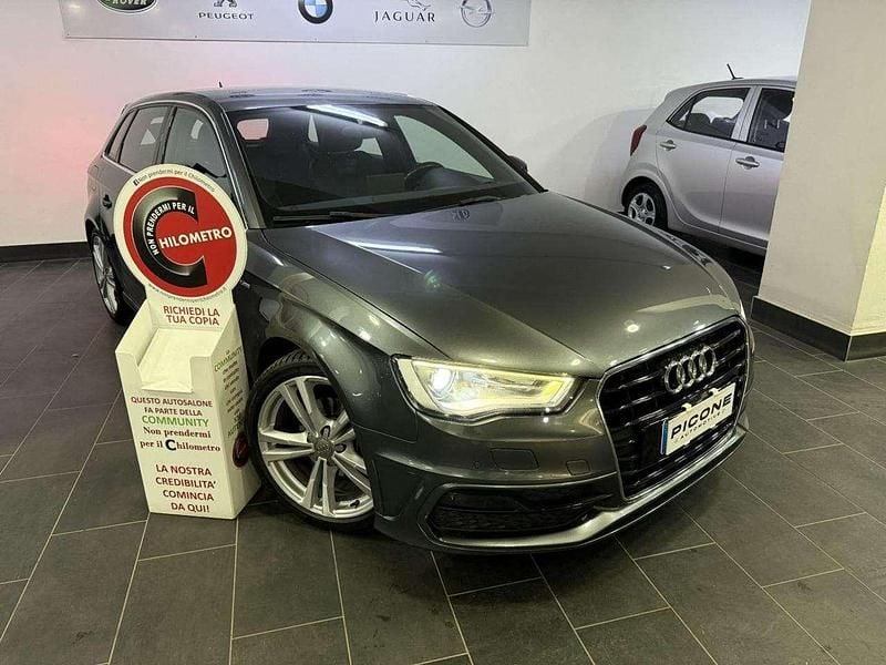 Usata Audi A3 Ambition 110 CV (80 kW) 2015 Grigio Berlina