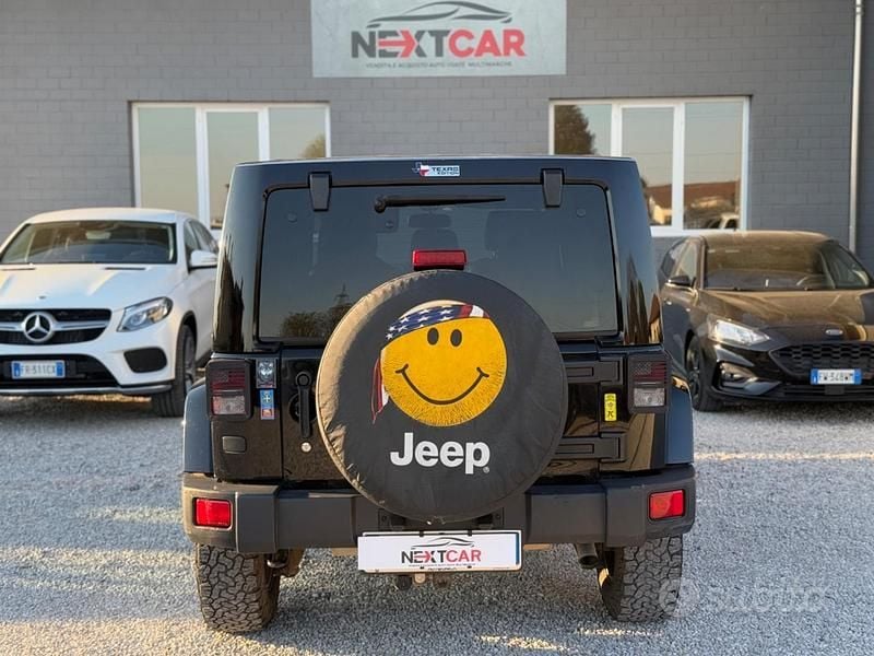 Usata Jeep Wrangler Unlimited Sahara 199 CV (146 kW) 2015 Nero SUV