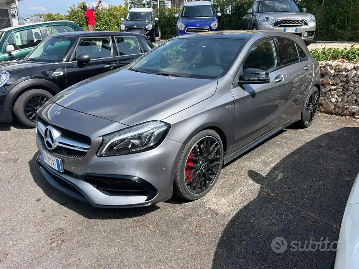Usata Mercedes A45 AMG AMG 381 CV (280 kW) 2018 Grigio Berlina