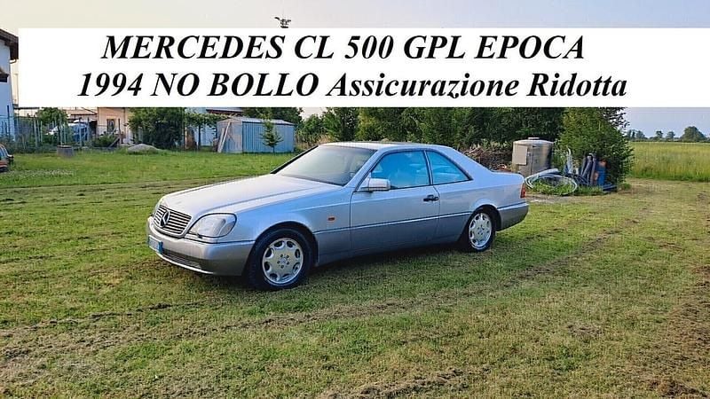 Usata Mercedes CL500 320 CV (235 kW) 1994 Argento Coupé
