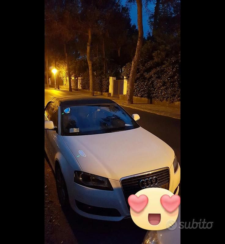 Usata Audi A3 Cabriolet 105 CV (77 kW) 2009 Bianco Cabrio
