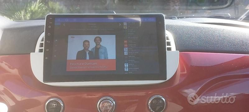 Usata Fiat 500 Pop 69 CV (50 kW) 2009 Rosso Utilitaria