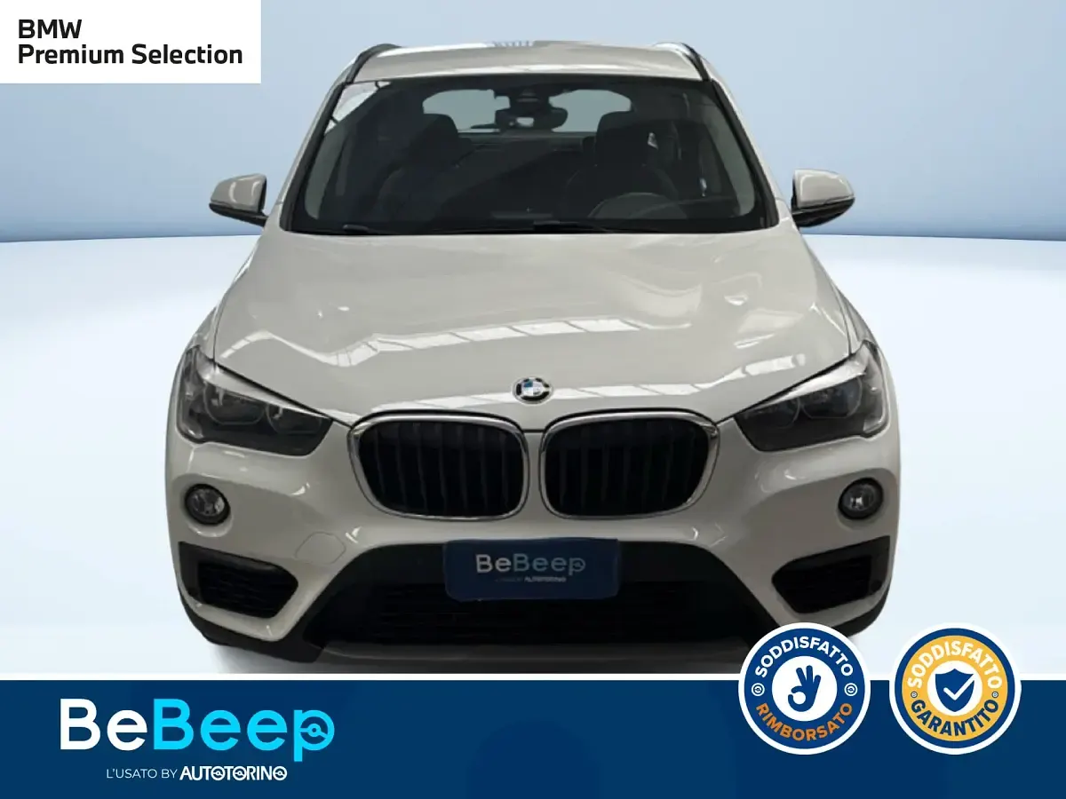 Usata BMW X1 Advantage 140 CV (102 kW) 2017 Bianco pastello SUV