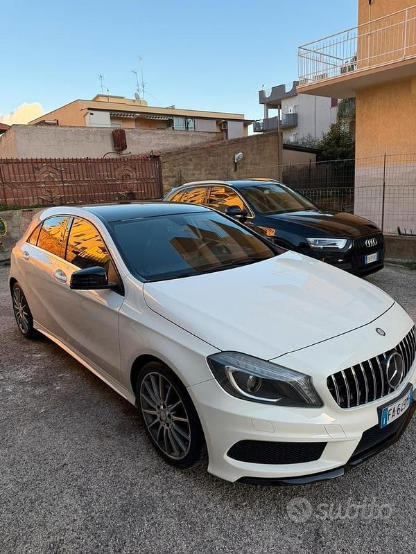 Usata Mercedes A180 AMG 2015 Bianco Berlina