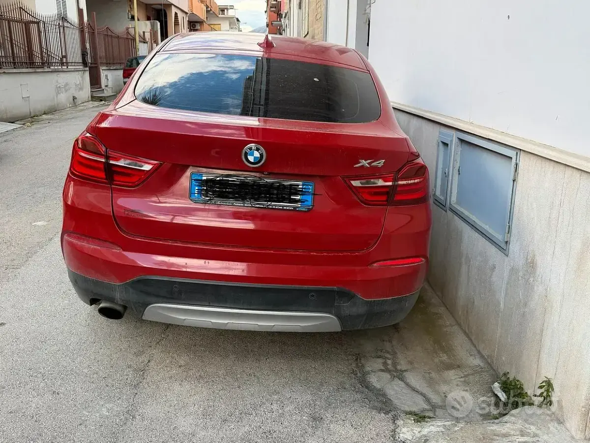 Usata BMW X4 190 CV (139 kW) 2018 Rosso SUV