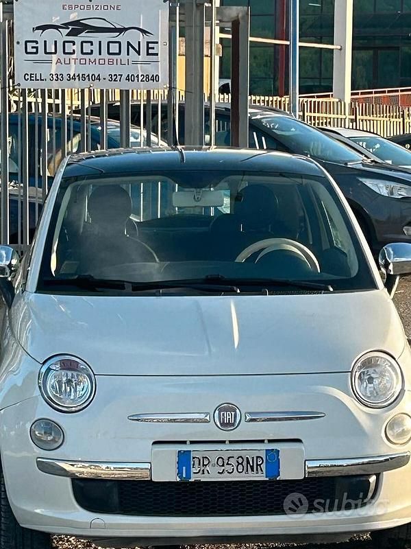 Usata Fiat 500 Lounge 69 CV (50 kW) 2009 Bianco Berlina