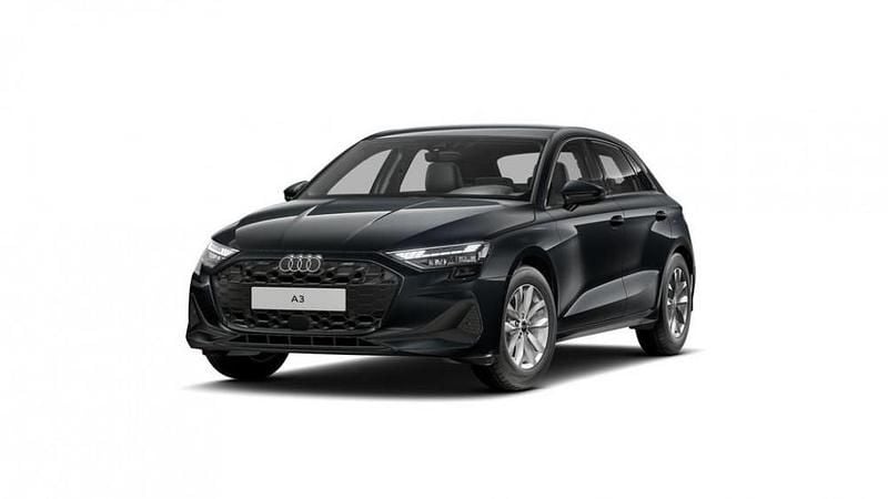 Grigio manhattan metallizzato Nuova 2025 Audi A3 Business Tre volumi | 41.326 € (Super prezzo) - Immagine 1/4