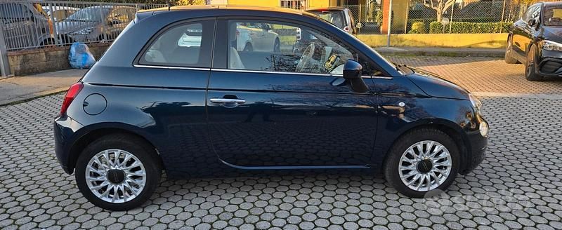 Usata Fiat 500 Lounge 69 CV (50 kW) 2018 Blu Berlina