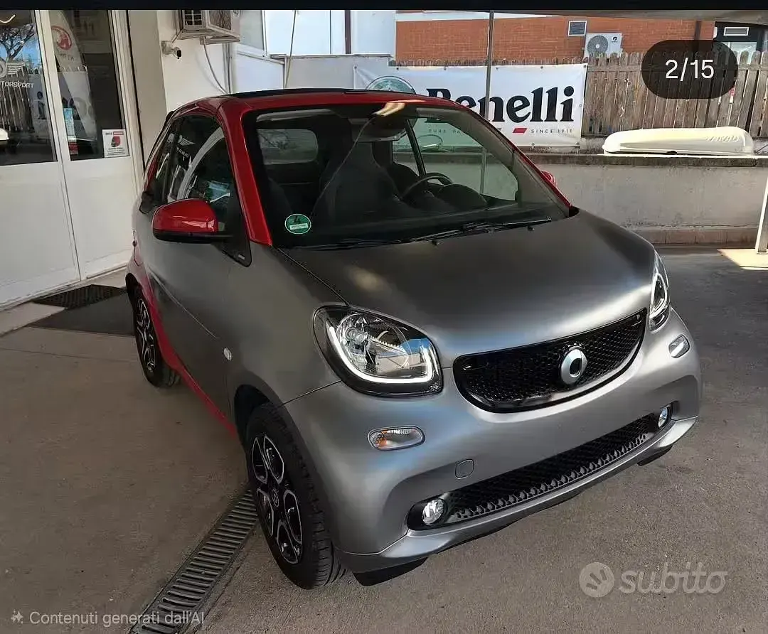 Usata Smart ForTwo Cabrio 71 CV (52 kW) 2016 Grigio Cabrio