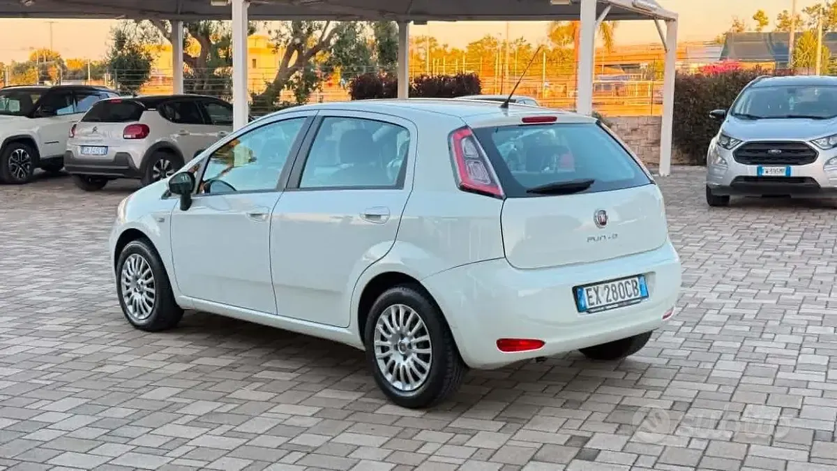 Usata Fiat Punto Street 75 CV (55 kW) 2014 Bianco Utilitaria