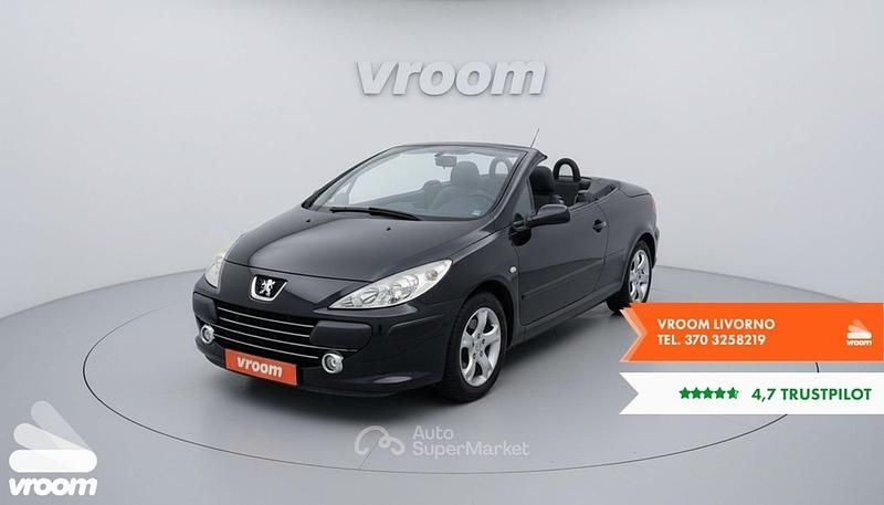 Usata Peugeot 307 CC 109 CV (80 kW) 2007 Nero Cabrio