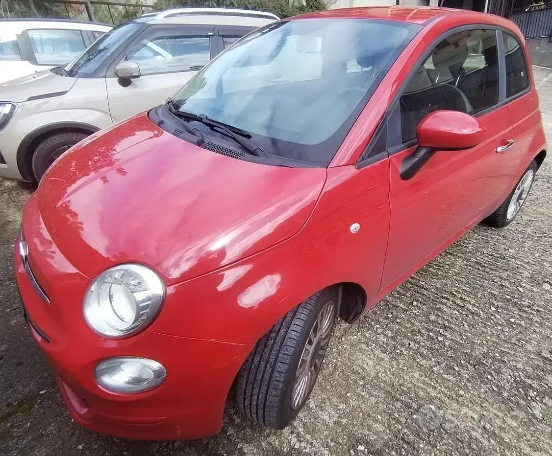 Usata Fiat 500 69 CV (50 kW) 2018 Rosso Berlina