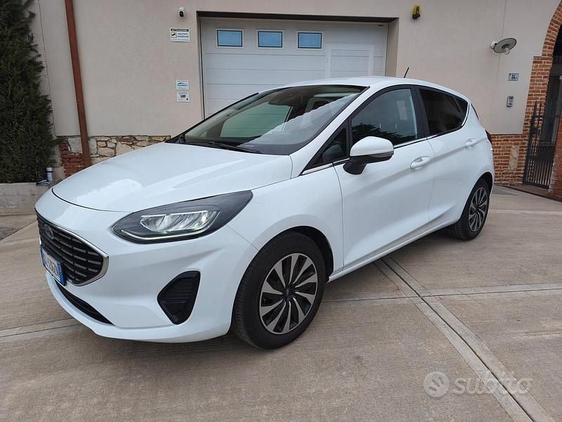 Usata Ford Fiesta Titanium 75 CV (55 kW) 2022 Bianco Berlina