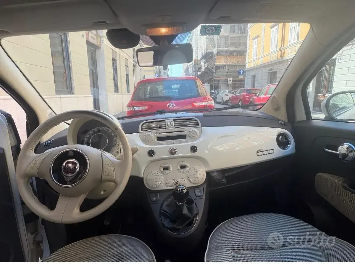 Usata Fiat 500 75 CV (55 kW) 2007 Bianco Utilitaria
