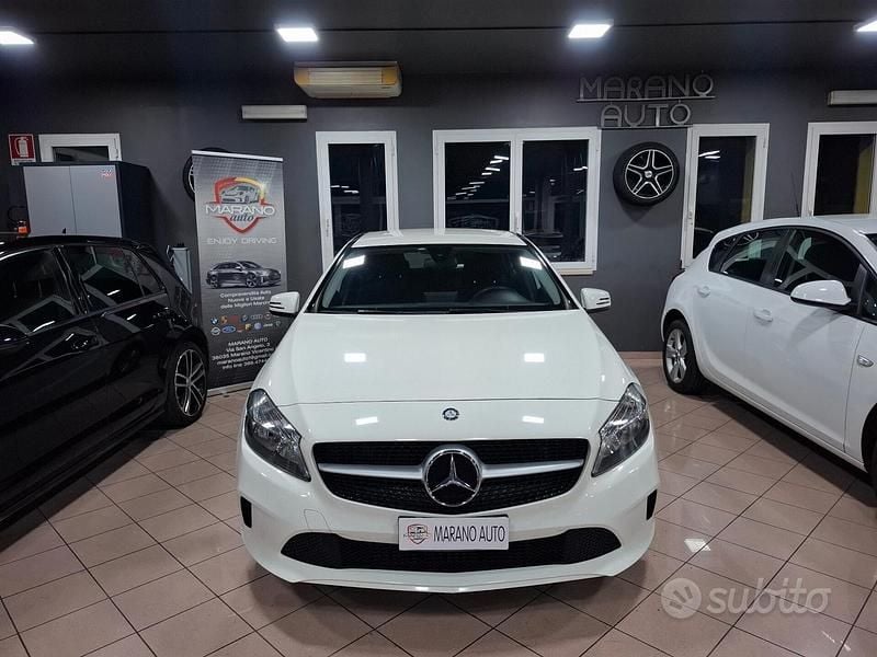 Usata Mercedes A180 109 CV (80 kW) 2016 Bianco Berlina