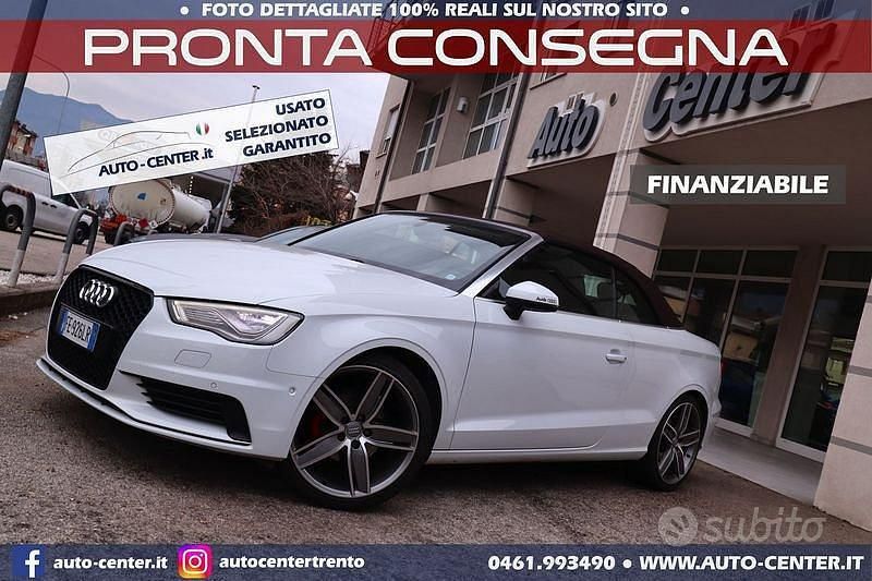Usata Audi A3 Cabriolet Sport 150 CV (110 kW) 2016 Bianco Cabrio