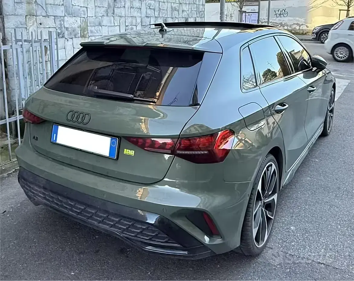 Usata Audi A3 S-Line 150 CV (110 kW) 2025 Verde Berlina