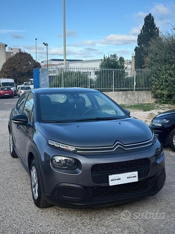Usata Citroën C3 PureTech 82 CV (60 kW) 2019 Grigio Berlina