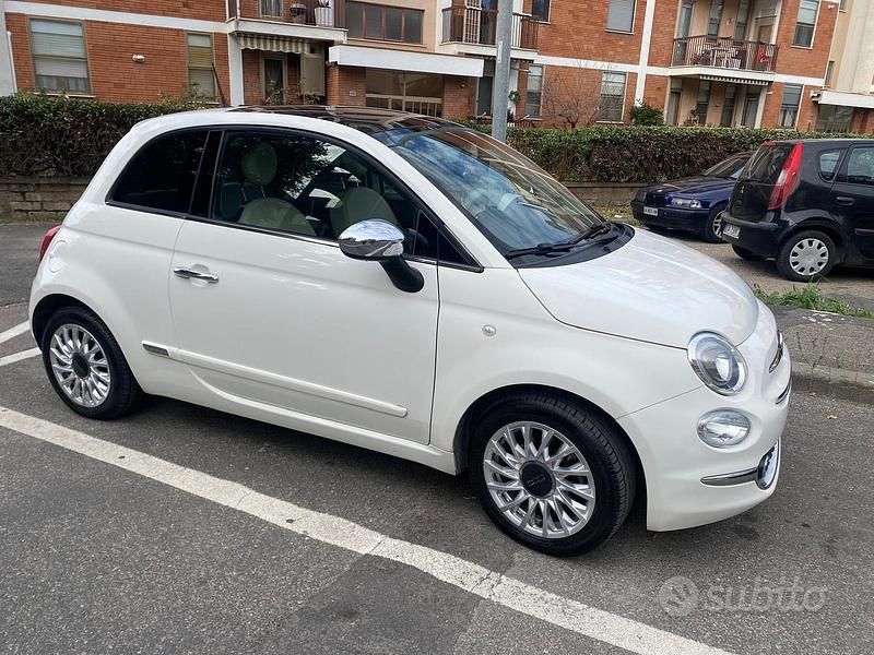 Usata Fiat 500 Lounge 69 CV (50 kW) 2017 Bianco Berlina