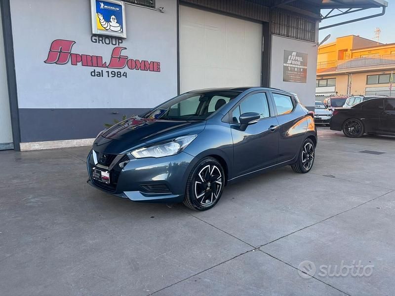Usata Nissan Micra Acenta 92 CV (67 kW) 2021 Grigio Utilitaria