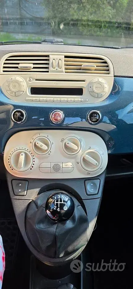 Usata Fiat 500 69 CV (50 kW) 2007 Blu Utilitaria