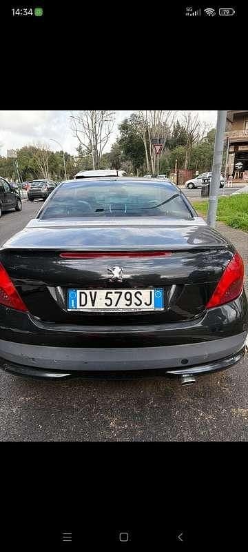Usata Peugeot 207 CC 120 CV (88 kW) 2009 Nero Cabrio