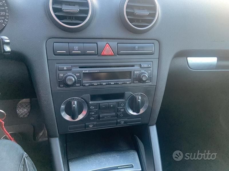 Usata Audi A3 105 CV (77 kW) 2005 Nero Utilitaria