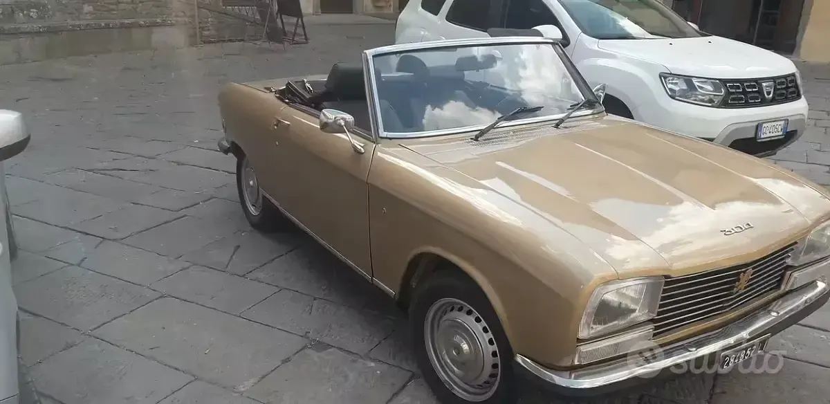Usata Peugeot 304 S 1970 Giallo Cabrio