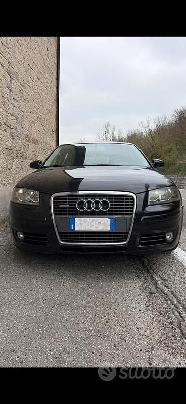 Usata Audi A3 Attraction 140 CV (102 kW) 2006 Nero Utilitaria