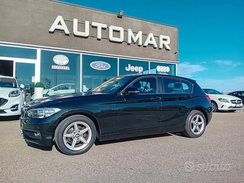 Usata BMW 114 Advantage 95 CV (69 kW) 2016 Nero Utilitaria