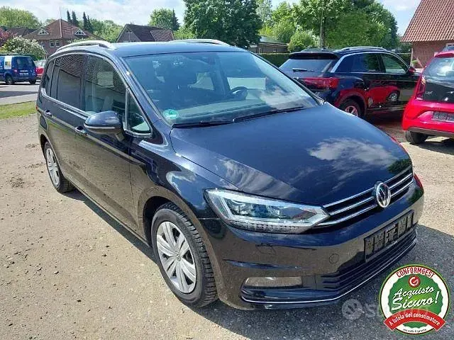 Usata VW Touran Comfortline 116 CV (85 kW) 2018 Nero Monovolume