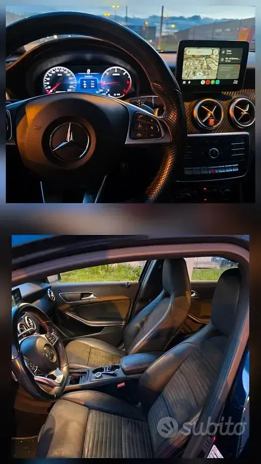 Usata Mercedes A200 136 CV (100 kW) 2017 Blu Utilitaria