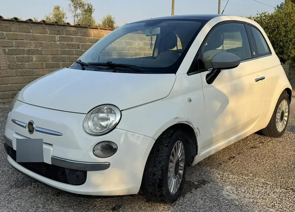 Usata Fiat 500 69 CV (50 kW) 2011 Bianco Berlina