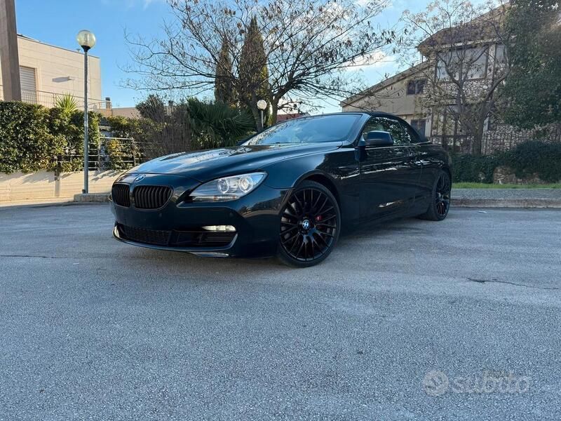 Nero Usata 2013 BMW 640 Cabriolet M Sport Cabrio | 23.500 € (Ottimo prezzo) - Immagine 1/4