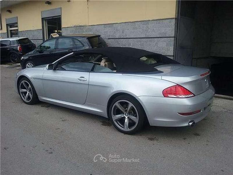 Usata BMW 650 Cabriolet M Sport 367 CV (269 kW) 2008 Argento Cabrio