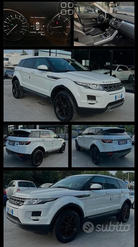 Usata Land Rover Range Rover evoque 150 CV (110 kW) 2014 Bianco Berlina