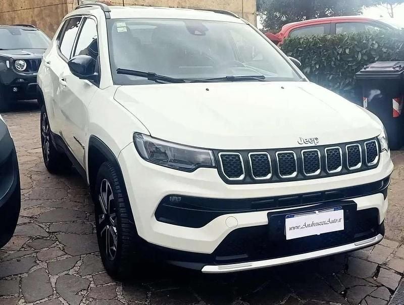 Bianco Usata 2022 Jeep Compass Limited SUV | 18.950 € (Ottimo prezzo) - Immagine 1/4