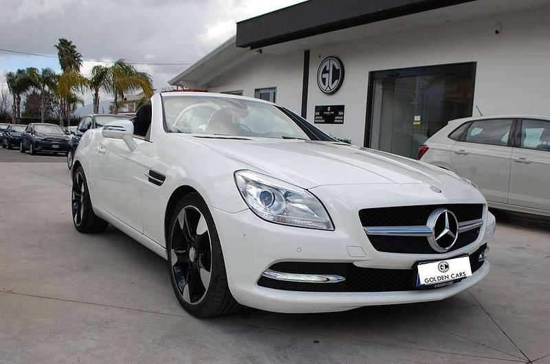 Usata Mercedes SLK200 184 CV (135 kW) 2011 Bianco Cabrio