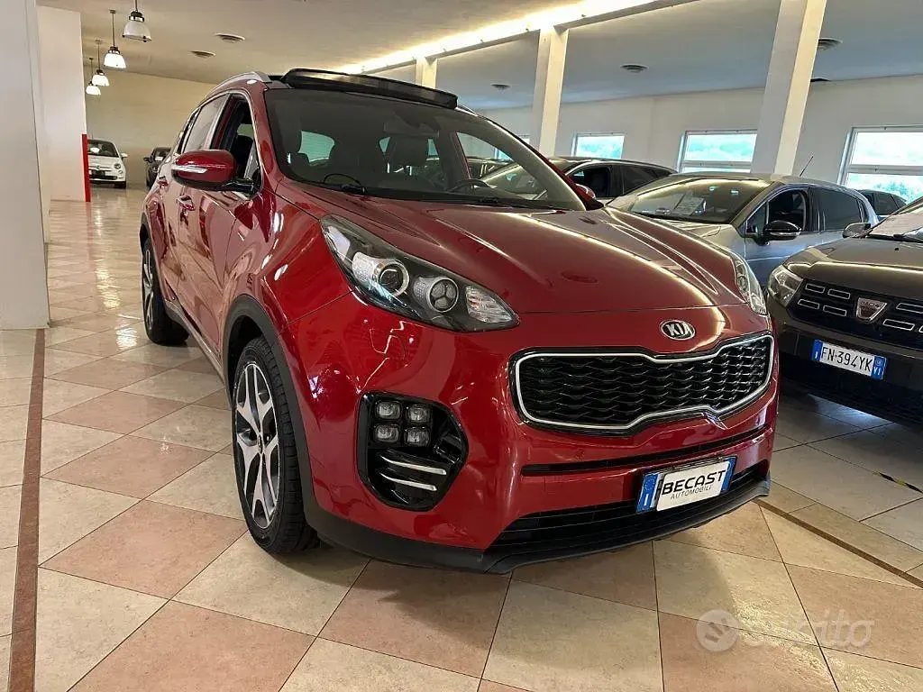 Usata Kia Sportage GT-Line 185 CV (136 kW) 2017 Rosso SUV
