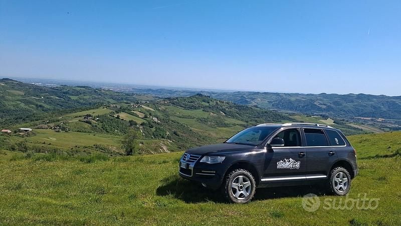 Usata VW Touareg 225 CV (165 kW) 2007 Nero SUV