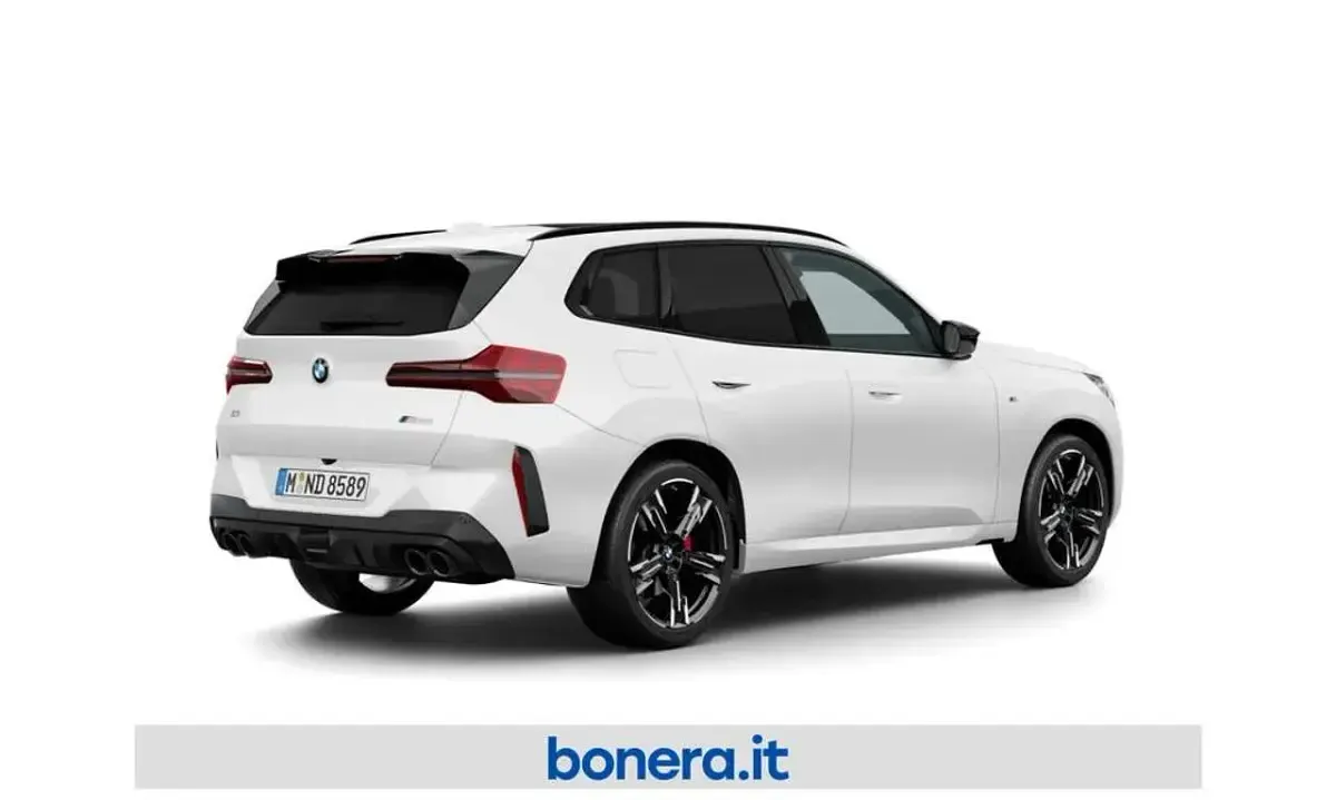Nuova BMW X3 M Sport 398 CV (292 kW) 2026 Alpin white pastello SUV