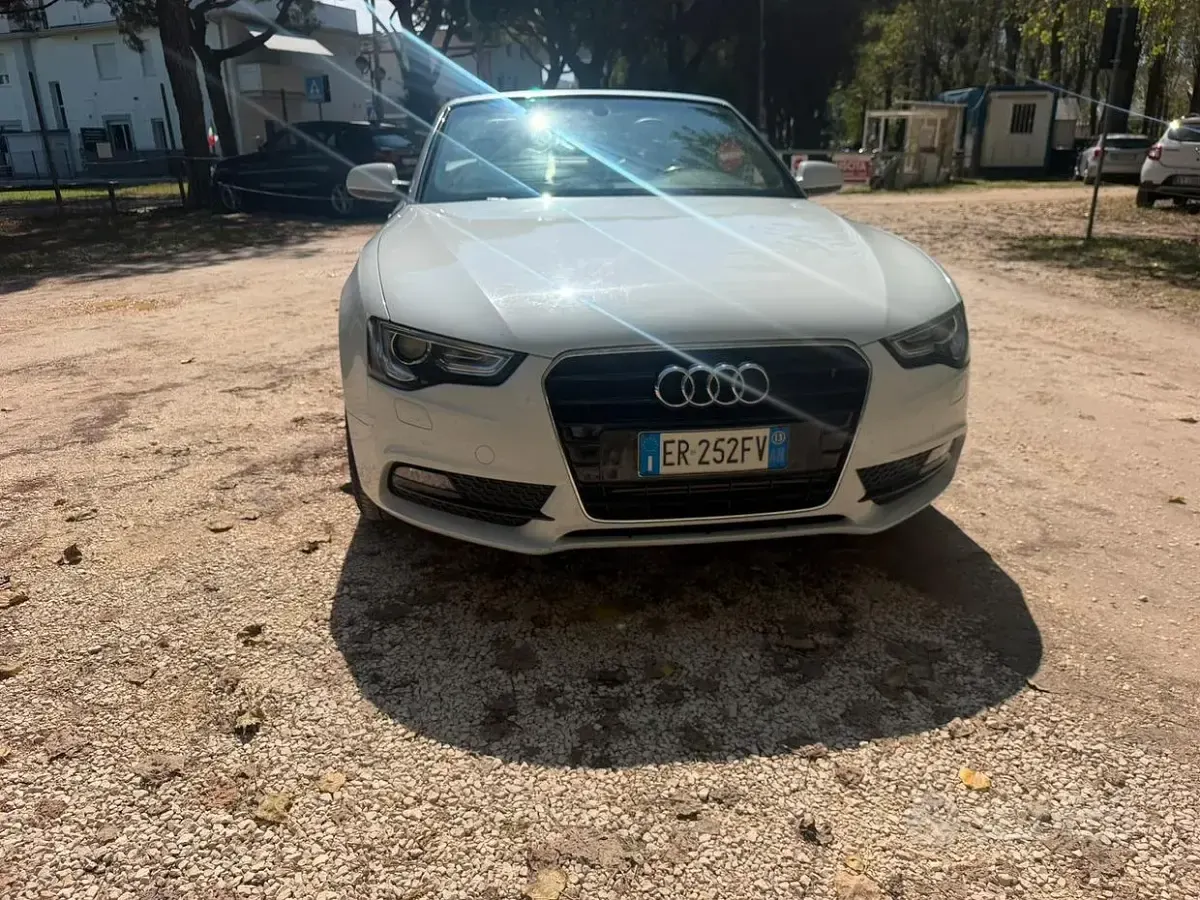 Usata Audi A5 Cabriolet 2013 Bianco Cabrio