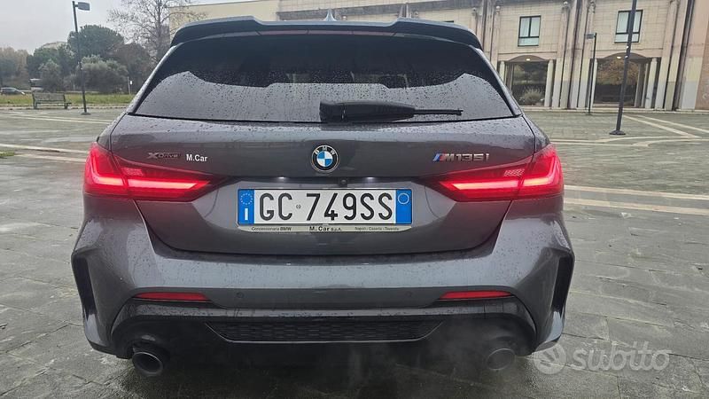 Usata BMW M135 Shadowline 306 CV (225 kW) 2019 Grigio Utilitaria