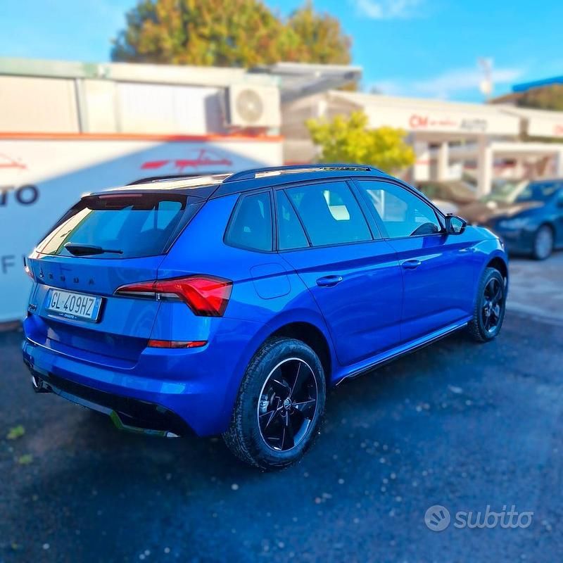 Usata Skoda Kamiq Monte Carlo 90 CV (66 kW) 2022 Blu SUV