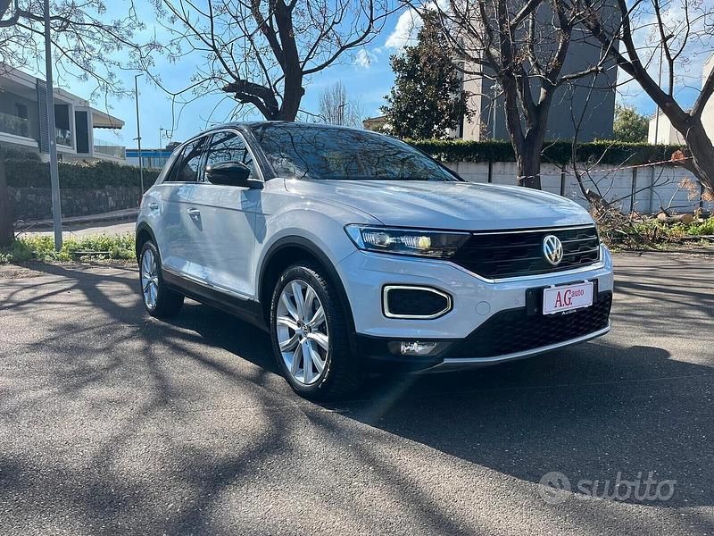 Usata VW T-Roc Style 150 CV (110 kW) 2018 Bianco SUV