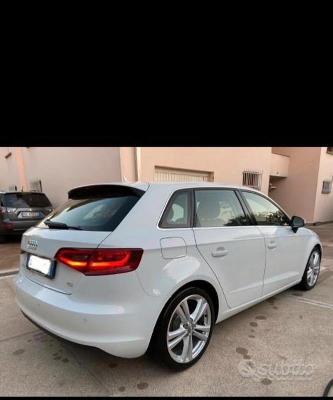 Usata Audi A3 Attraction 150 CV (110 kW) 2015 Bianco Berlina