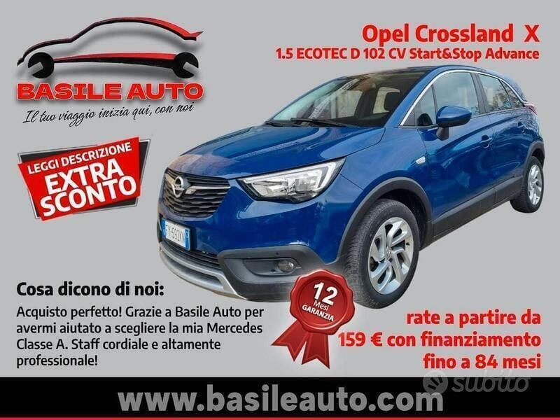 Grigio Usata 2019 Opel Crossland X S SUV | 11.900 € (Buon prezzo) - Immagine 1/4
